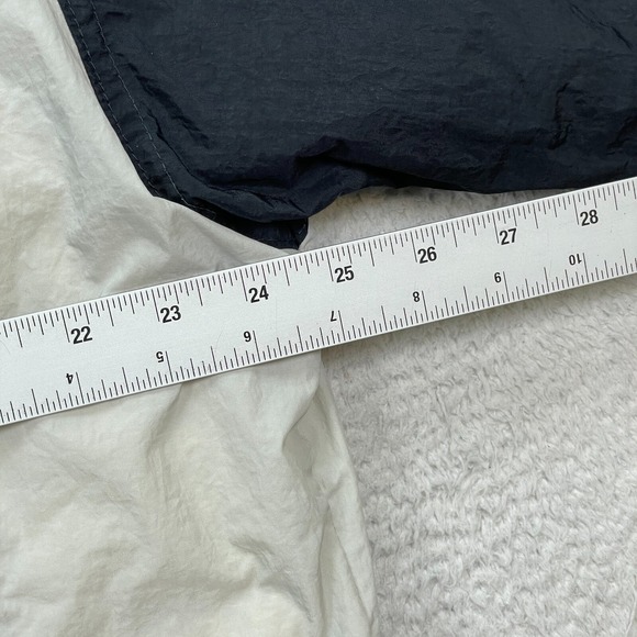 Nike Jacket Vintage Mens XL Big Swoosh Quilted Black White Full Zip - Picture 9 of 16